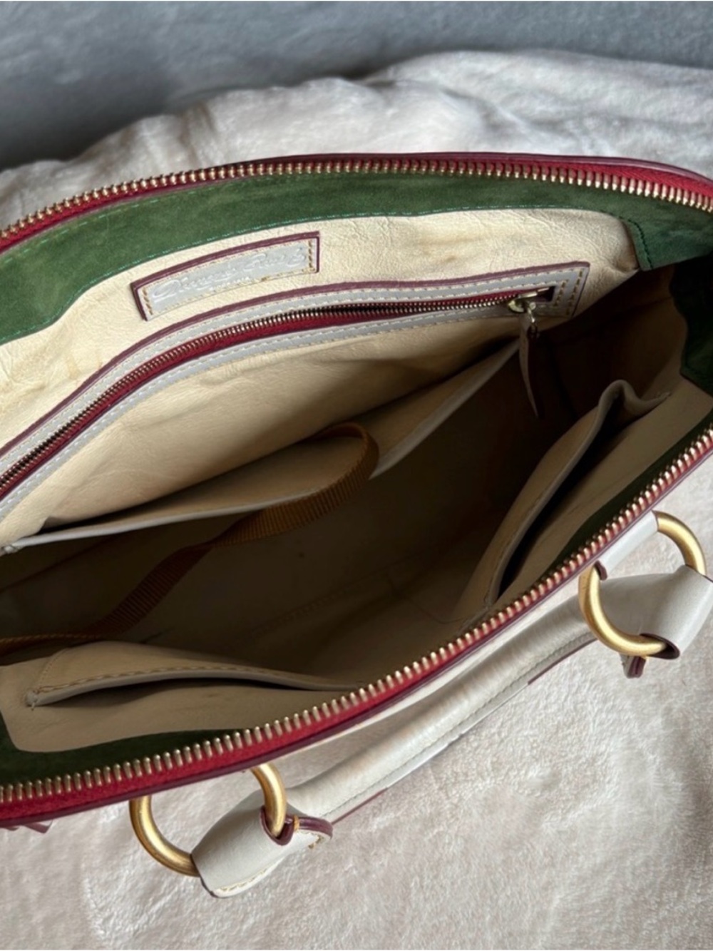 Dooney & Bourke Florentine Cameron Satchel - Picture 11 of 13